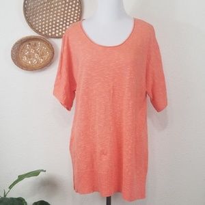 Eileen Fisher slub knit top M